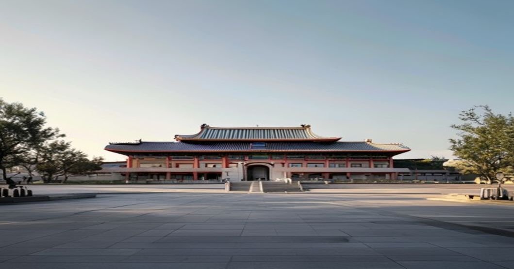 2026 운전면허 지원금 신청 안내문이 게시된 정부청사 모습